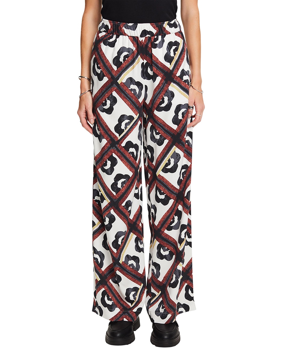 Imagen 0 de Pantalón de mujer wide leg estampado