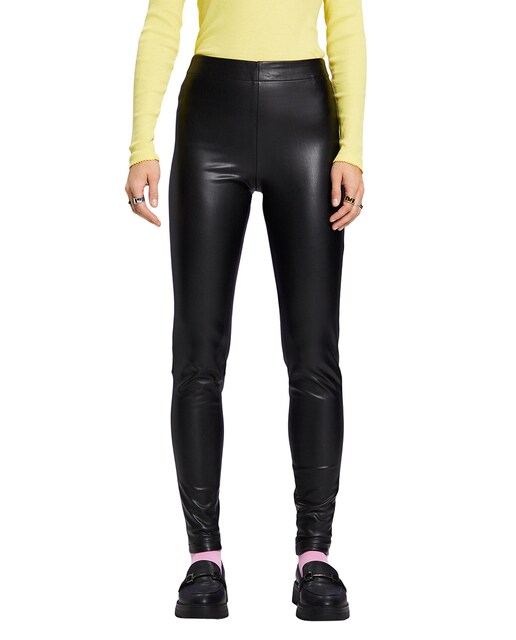 Imagen 0 de Leggings liso de mujer efecto piel