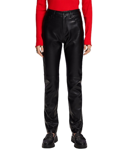 Imagen 0 de Pantalón de mujer efecto piel wide leg
