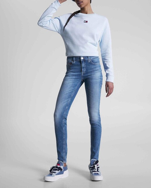 Imagen 0 de Pantalón vaquero de mujer Nora de tiro medio