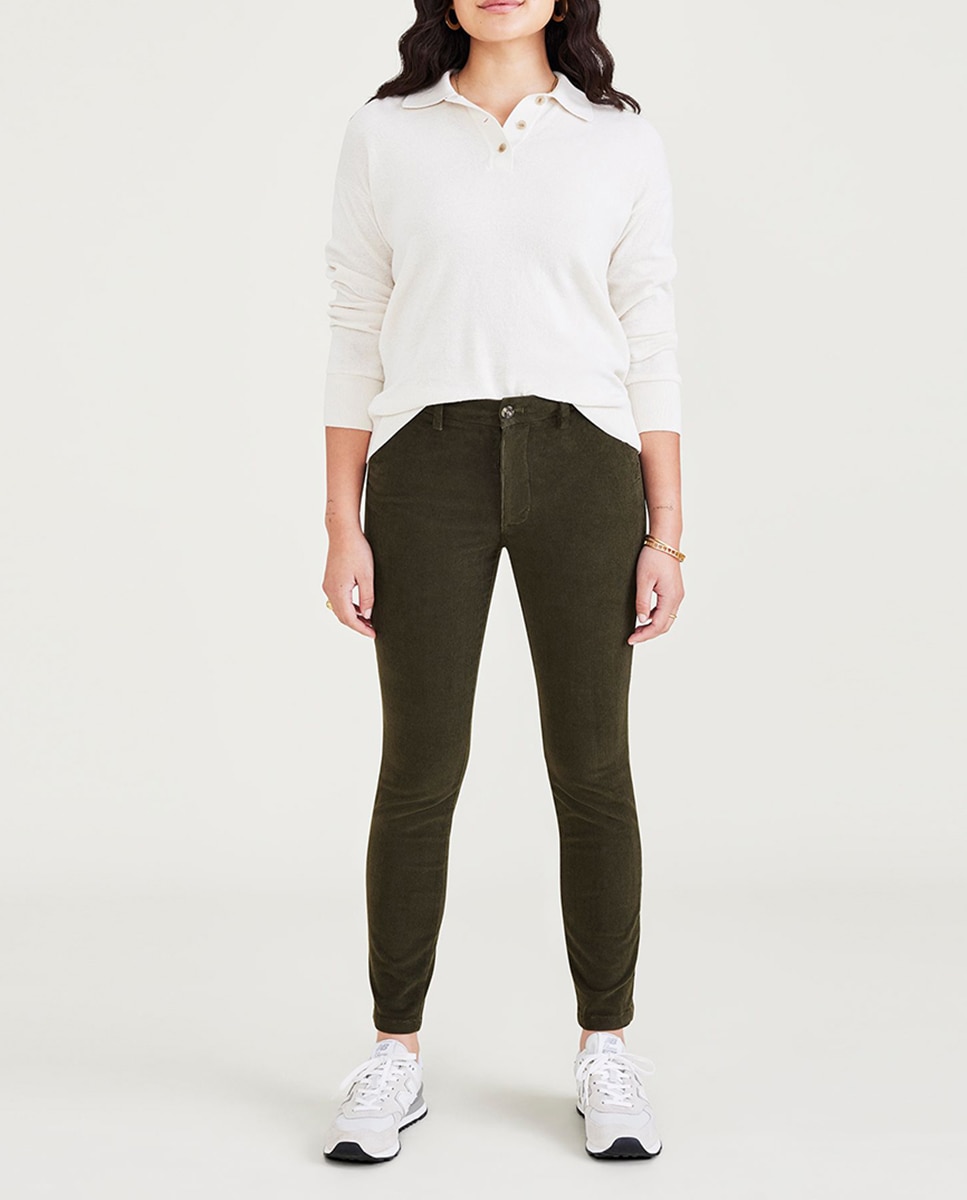 Imagen 0 de Pantalón chino de mujer skinny de pana