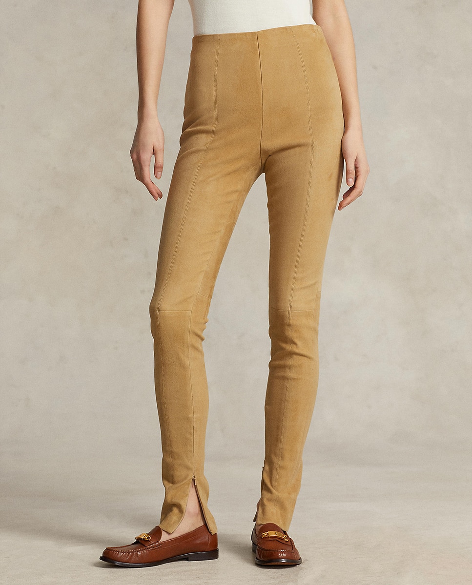 Imagen 0 de Pantalón de mujer pitillo en piel