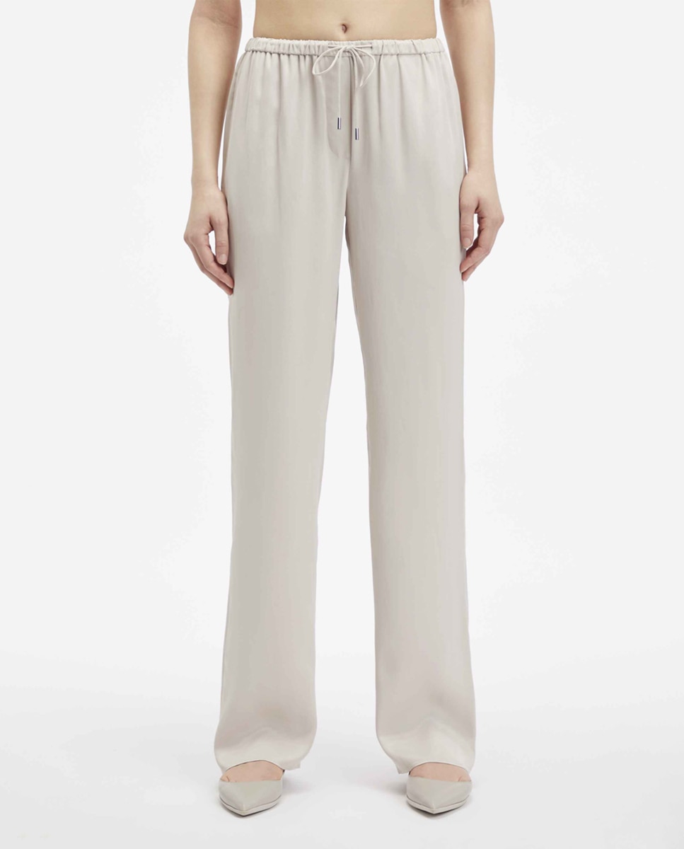 Imagen 0 de Pantalones de mujer fluidos satinados