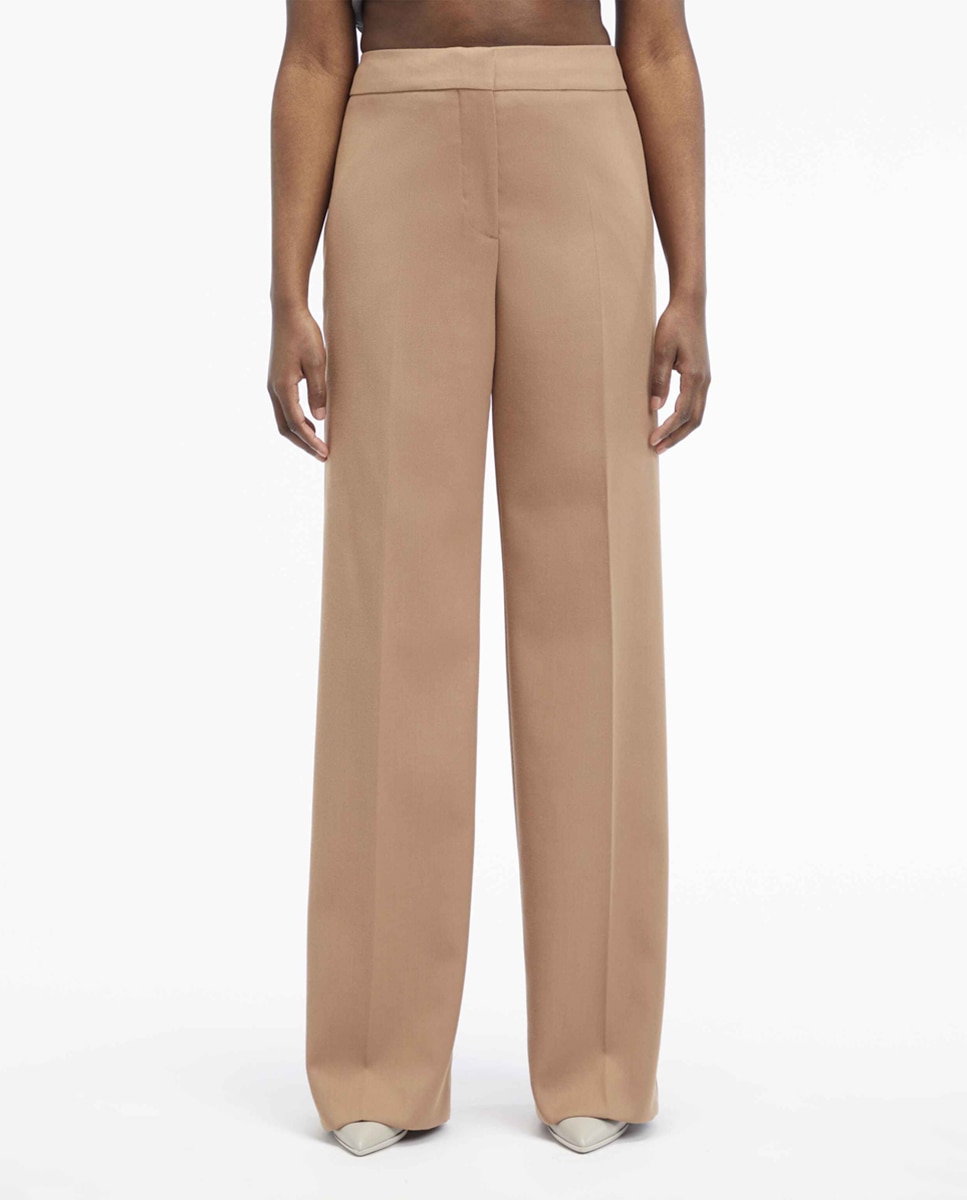 Imagen 0 de Pantalones anchos tailored de mujer