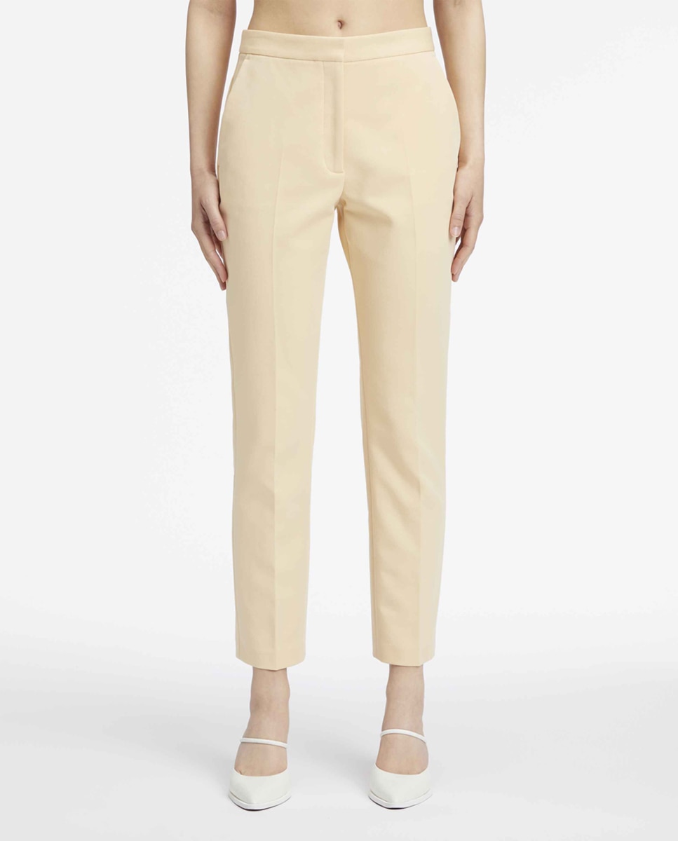 Imagen 0 de Pantalones de mujer slim de algodón elástico