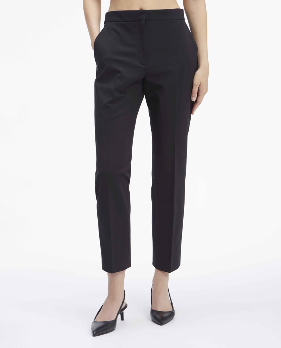 Imagen 0 de Pantalones de mujer slim de algodón elástico