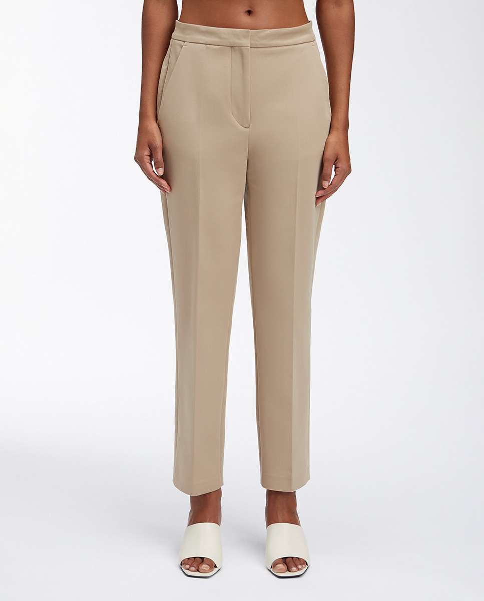 Imagen 0 de Pantalones slim de algodón elástico