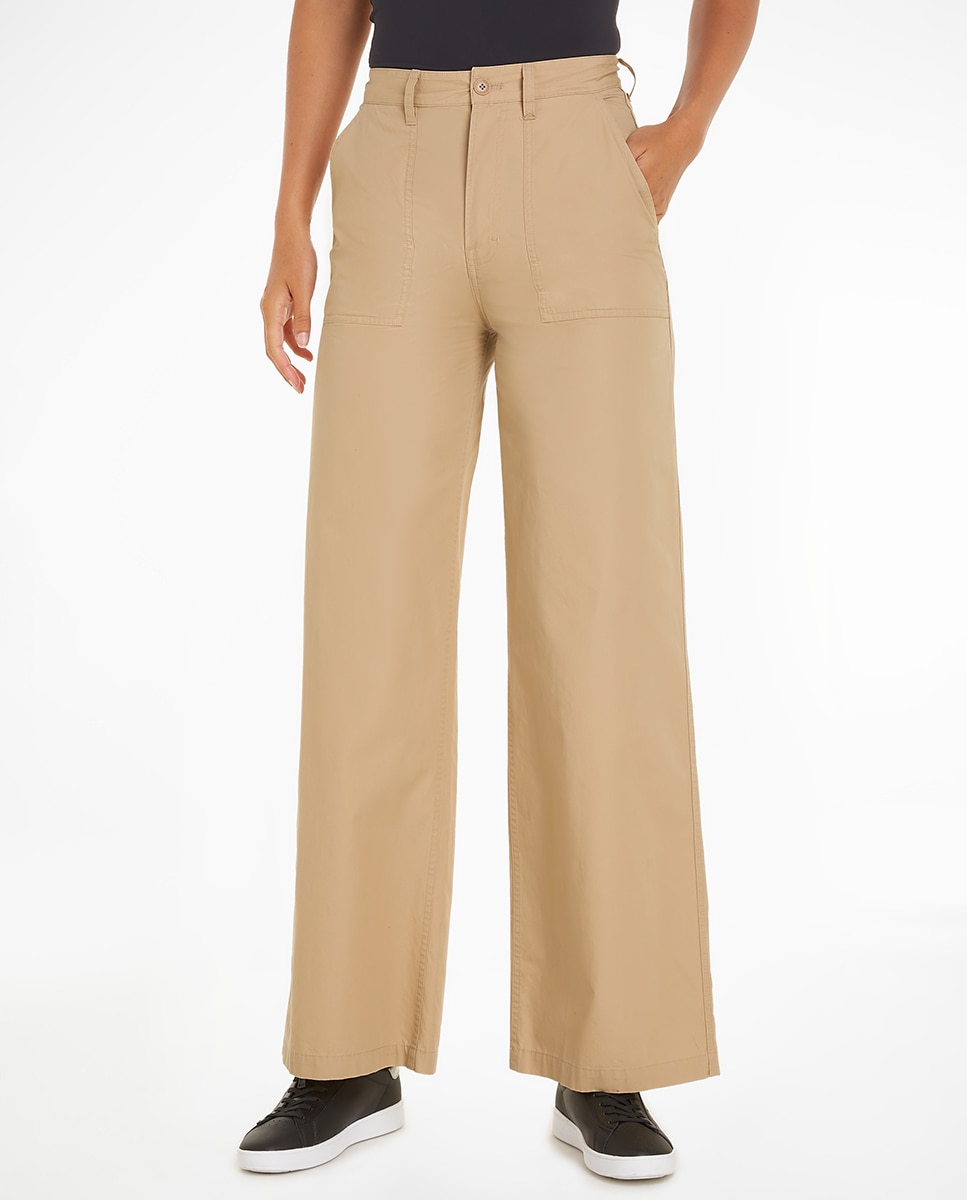 Imagen 0 de Pantalón de mujer Claire de tiro alto y wide leg