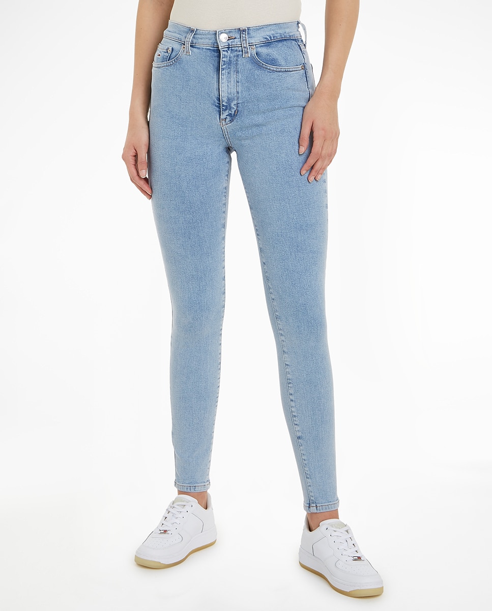 Imagen 0 de Pantalón vaquero de mujer Sylvia de tiro alto