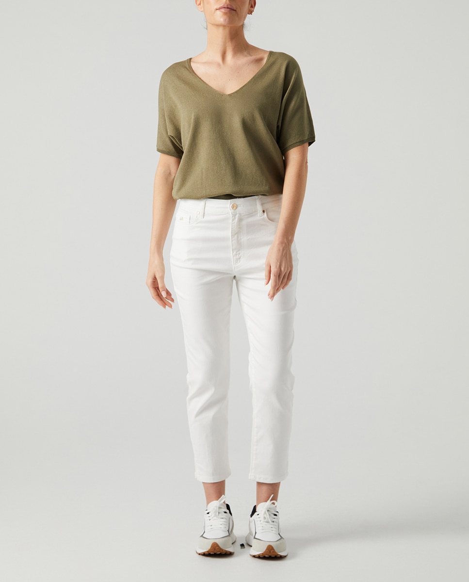 Imagen 0 de Pantalón de mujer recto con bolsillos