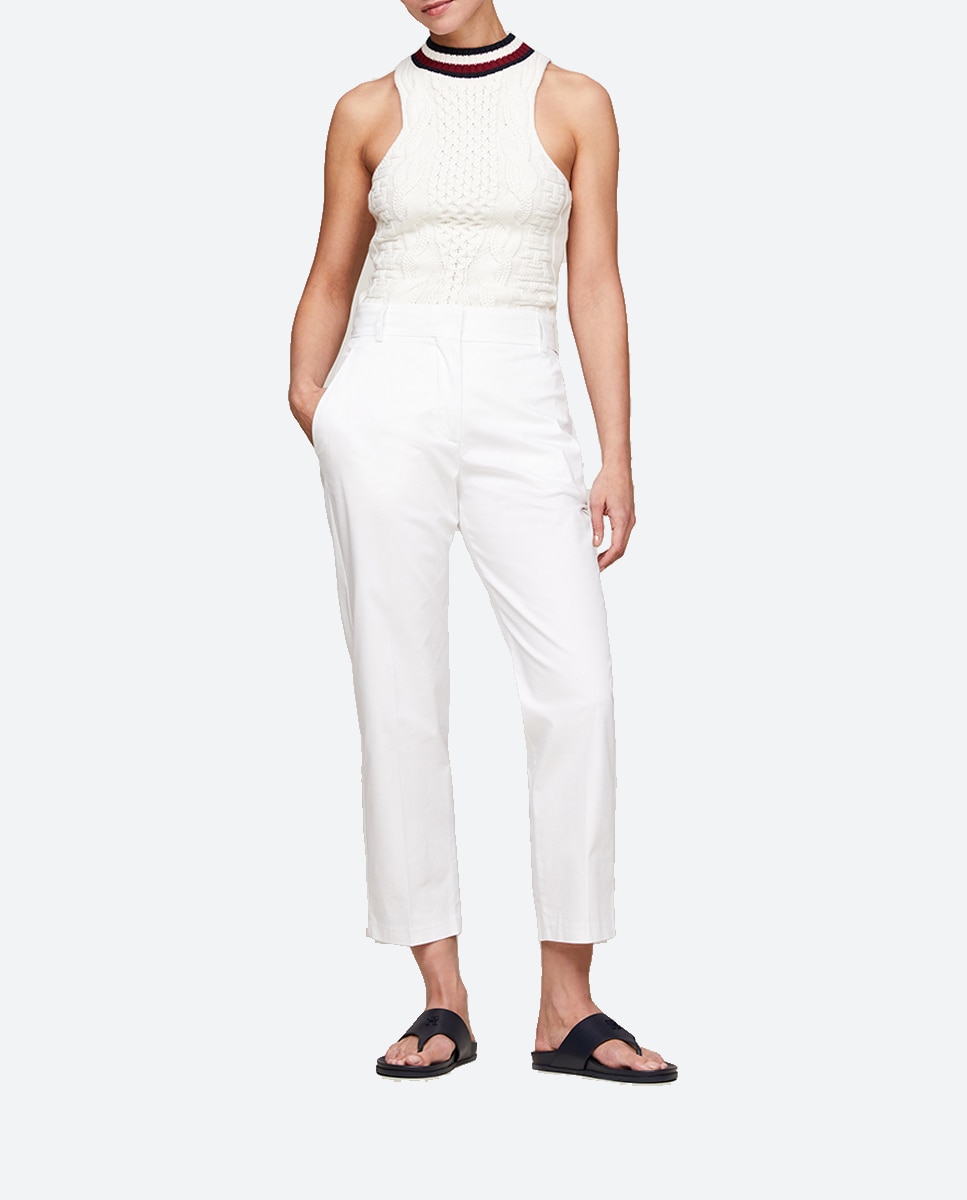 Imagen 0 de Pantalón de mujer Slim Straight chino