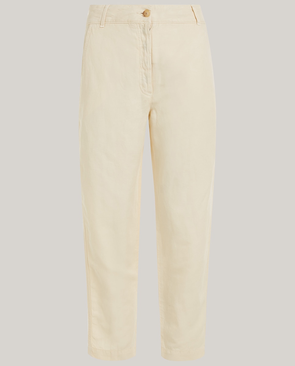 Imagen 0 de Pantalón de mujer de lino Slim Straight