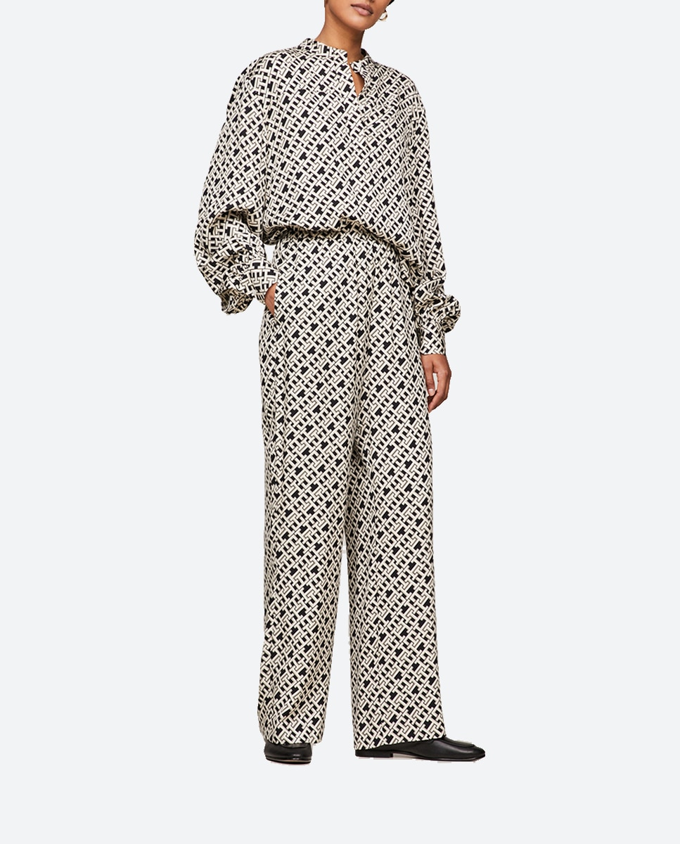 Imagen 0 de Pantalón de mujer fluido pull on de cintura alta