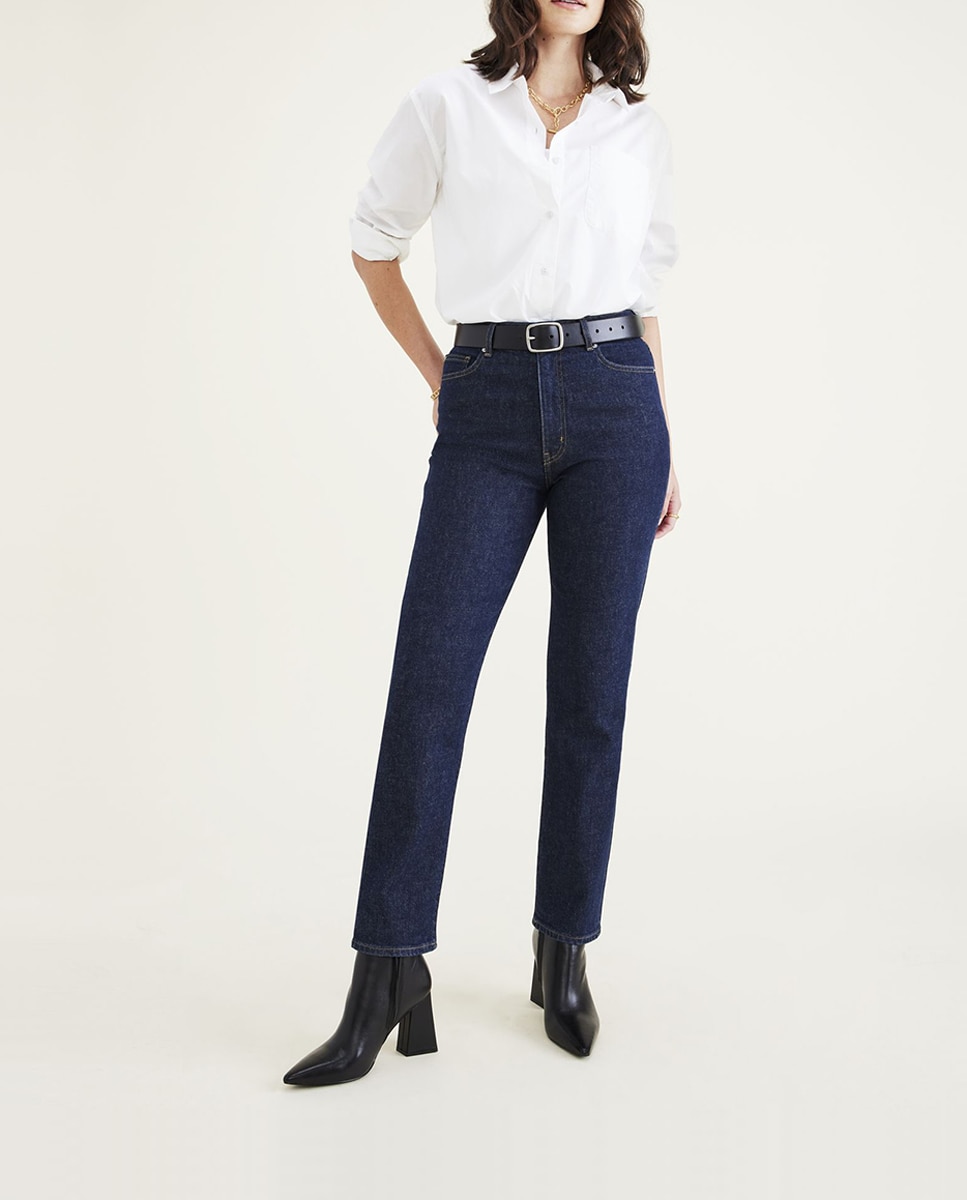 Imagen 0 de Vaquero de mujer cintura alta fit Slim
