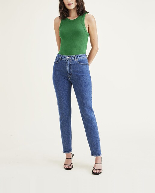 Imagen 0 de Vaquero de mujer cintura alta fit Slim
