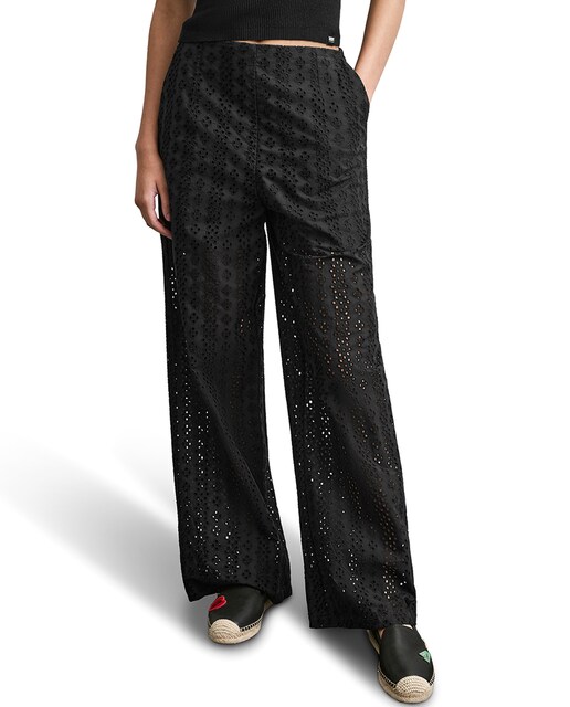 Imagen 0 de Pantalones de mujer anchos de talle alto