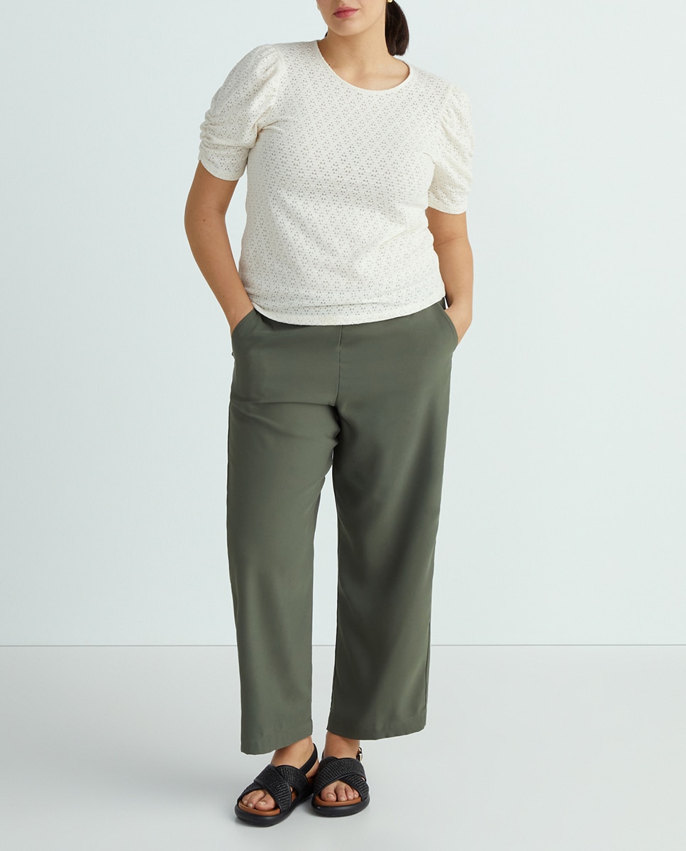 Imagen 0 de Pantalón ancho de vestir de mujer
