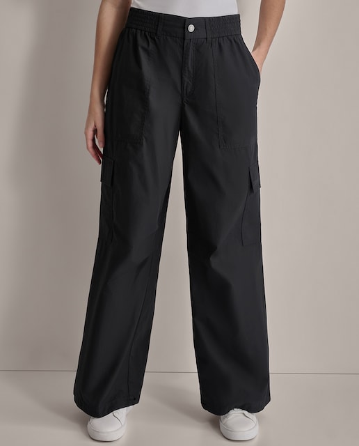 Imagen 0 de Pantalones de mujer cargo con cintura elástica