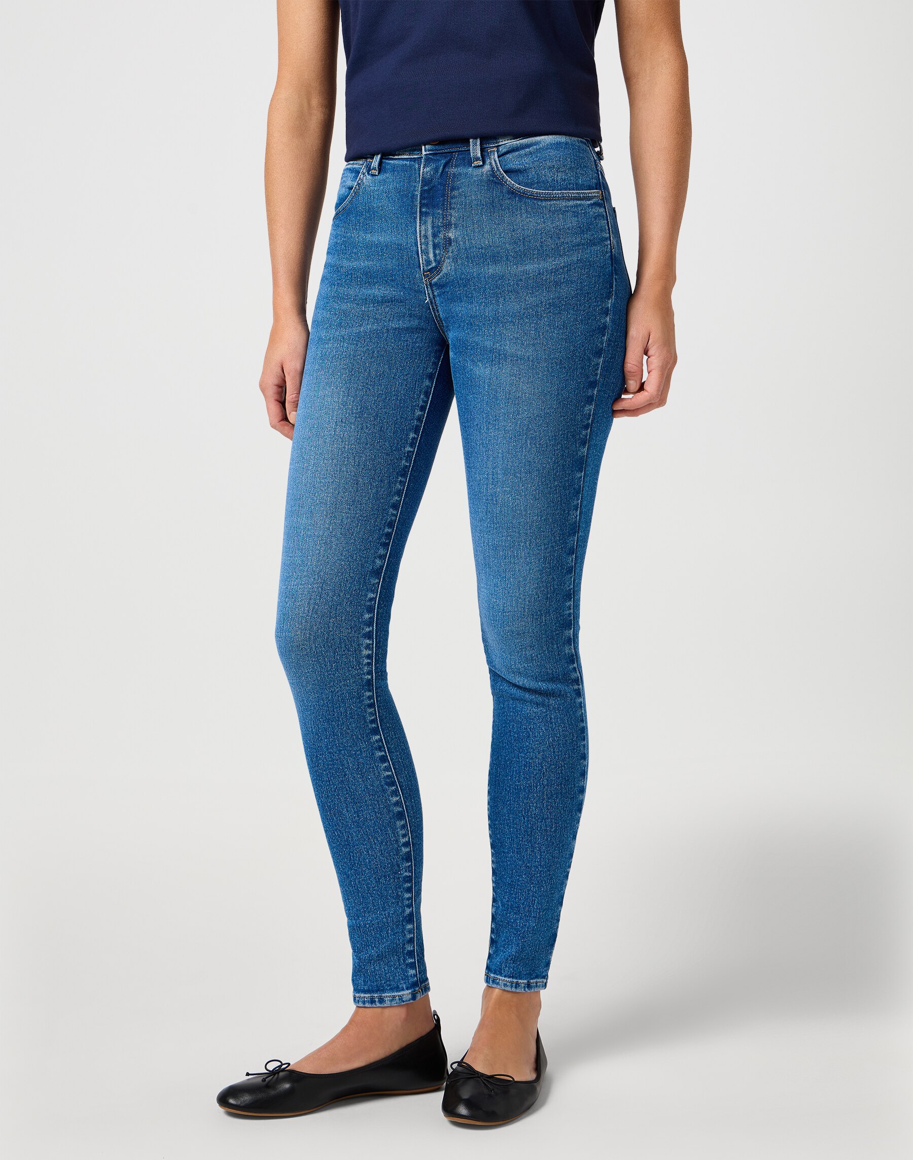 Imagen 0 de Pantalón largo de mujer High Skinny