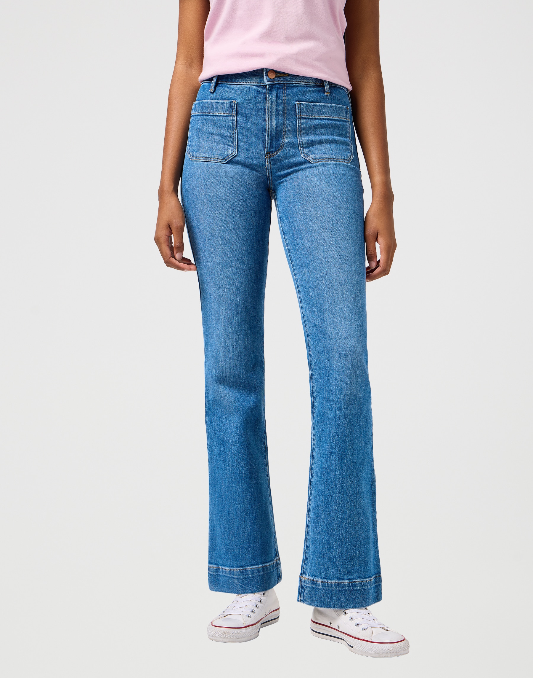 Imagen 0 de Pantalón largo de mujer Flare