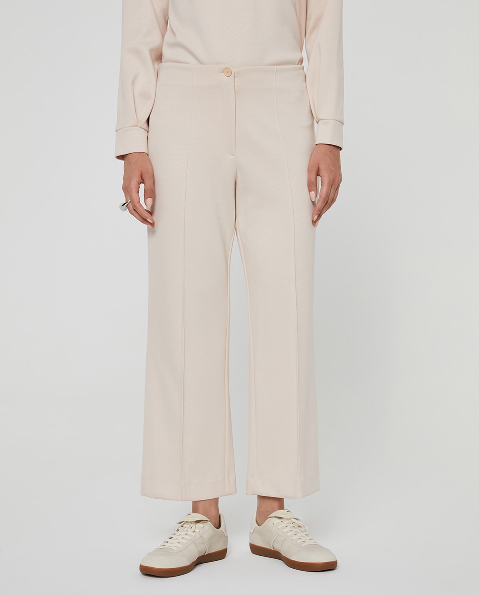 Imagen 0 de Pantalón velvetón recto de mujer