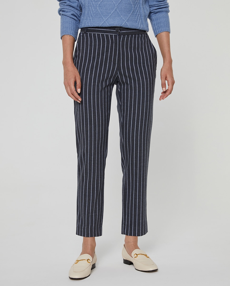 Imagen 0 de Pantalón recto raya diplomáti de mujer