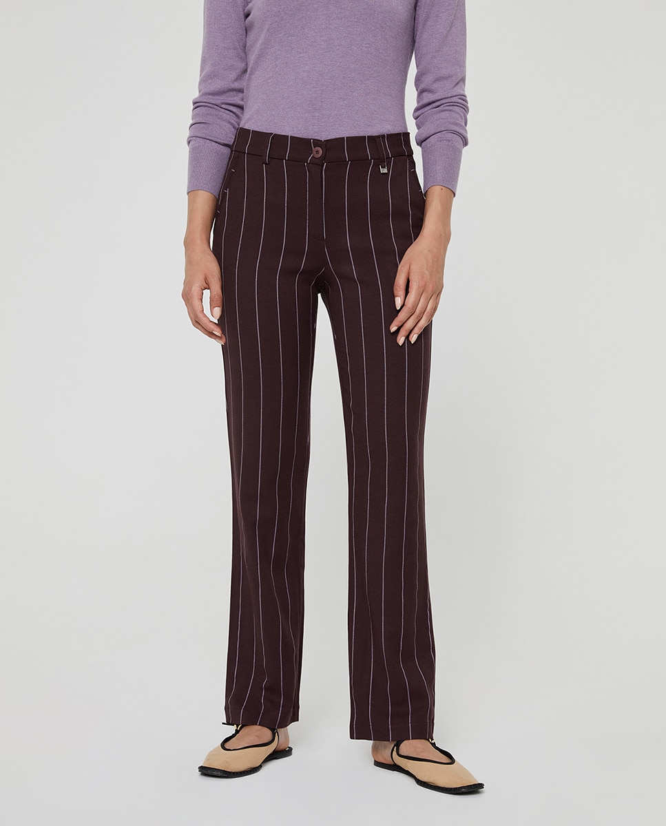 Imagen 0 de Pantalón recto raya diplomátic de mujer