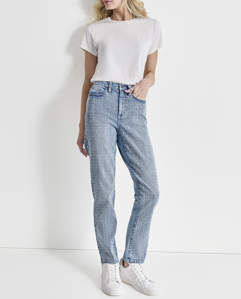 Imagen 0 de Pantalones vaqueros de mujer Slim cintura alta