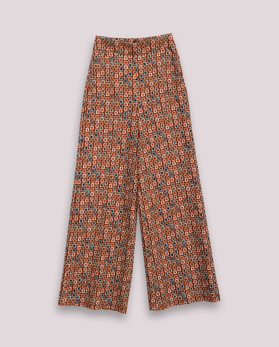 Imagen 0 de Pantalón estampado geométrico Manuela