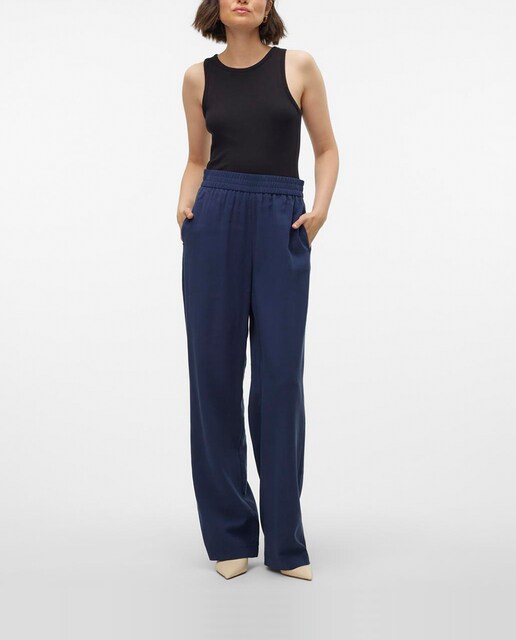 Imagen 0 de Pantalón de mujer holgado con cintura elástica