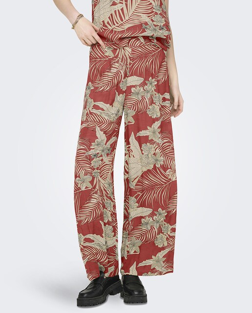 Imagen 0 de Pantalón de mujer ancho de cintura alta