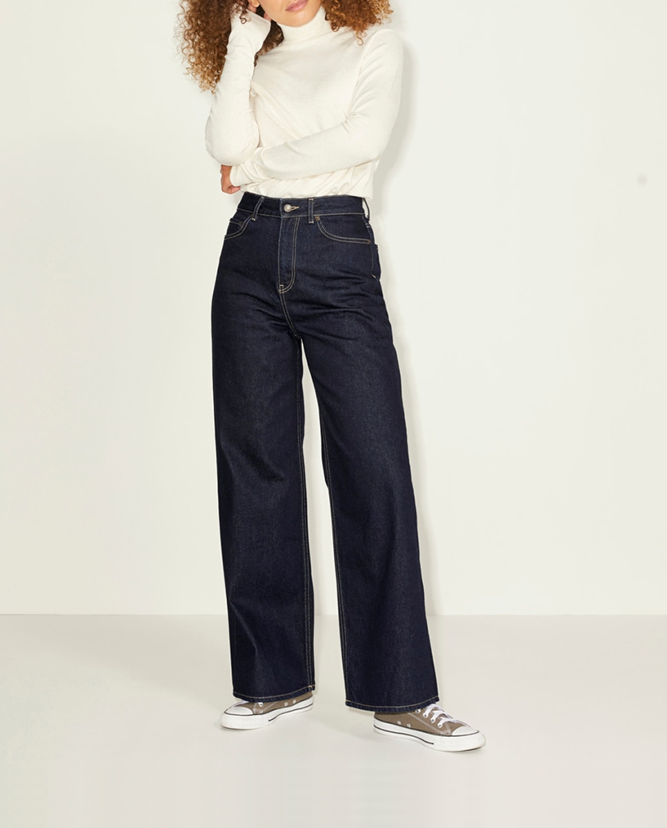 Imagen 0 de Vaqueros Tokyo wide fit de tiro alto de mujer