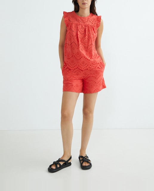 Imagen 0 de Pantalón corto de algodón de mujer