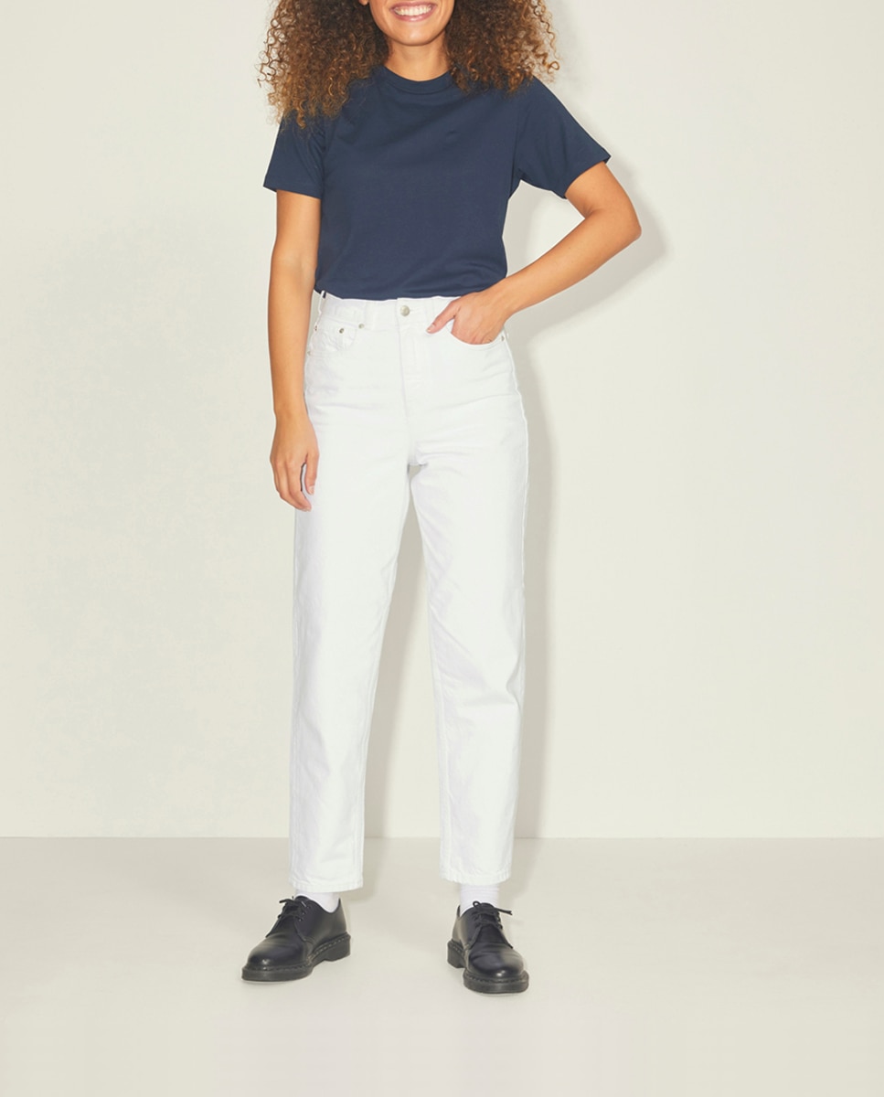 Imagen 0 de Vaquero Lisbon de mujer mom fit y con cintura alta