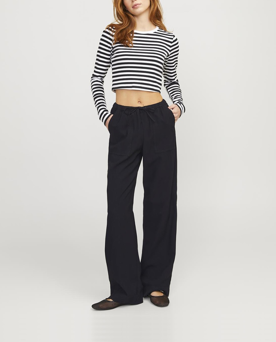 Imagen 0 de Pantalón fluido palazzo de mujer