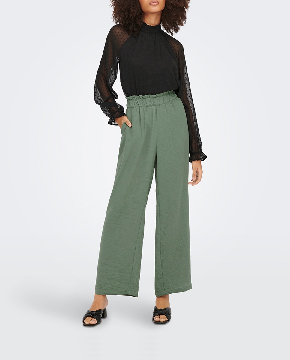 Imagen 0 de Pantalón de mujer fluido paperbag