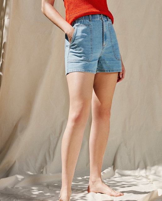 Imagen 0 de Pantalón corto de mujer con elástico en la cintura