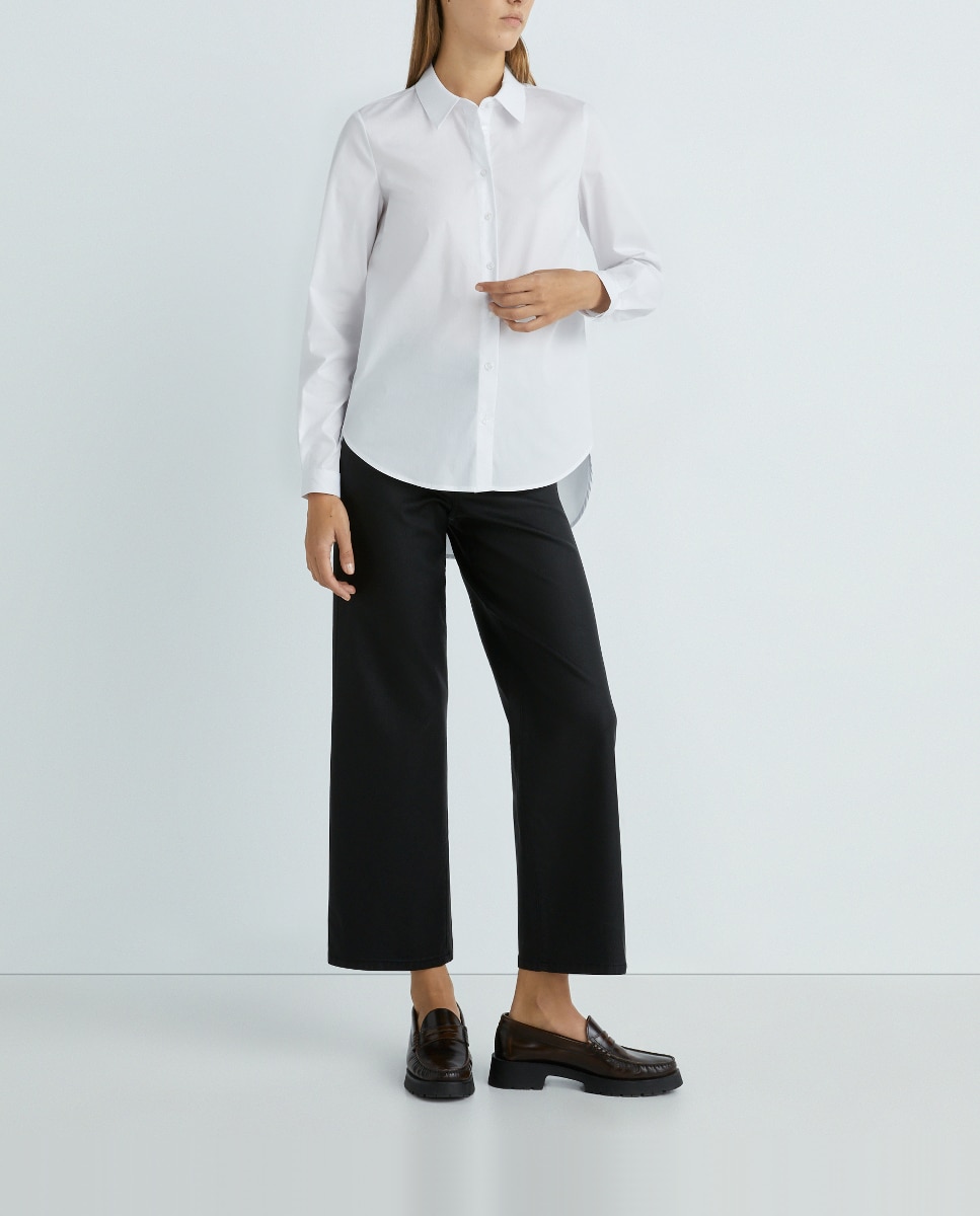 Imagen 0 de Pantalón de mujer encerado wide leg
