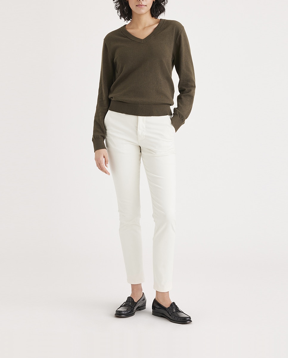 Imagen 0 de Pantalón chino de mujer Skins y cintura media.
