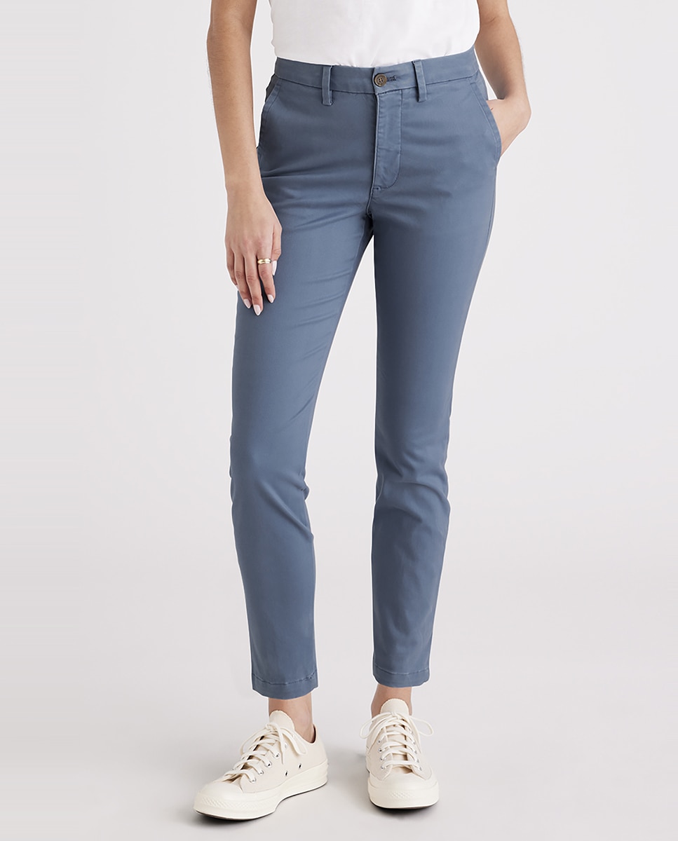 Imagen 0 de Pantalón chino de mujer Skins y cintura media.