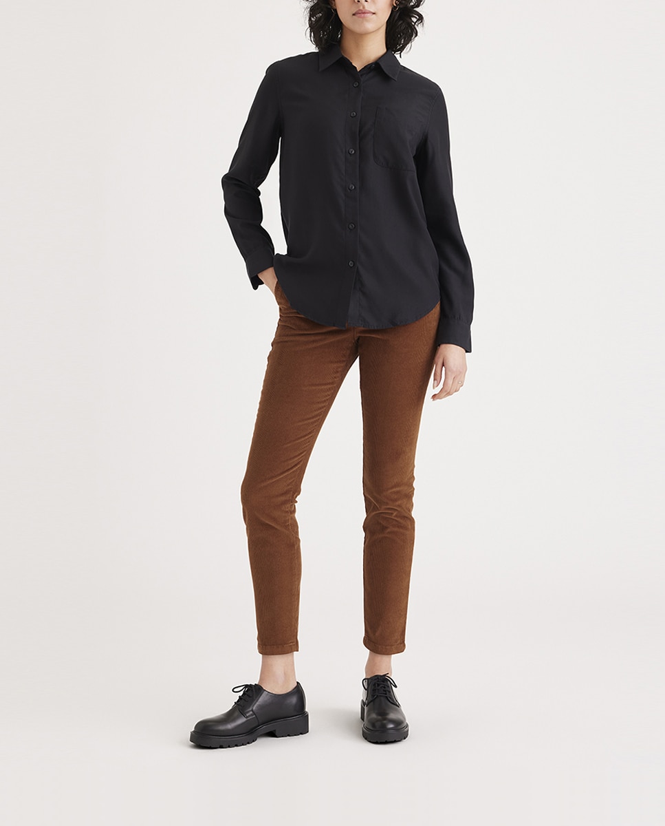 Imagen 0 de Pantalón chino de mujer Skins de pana.