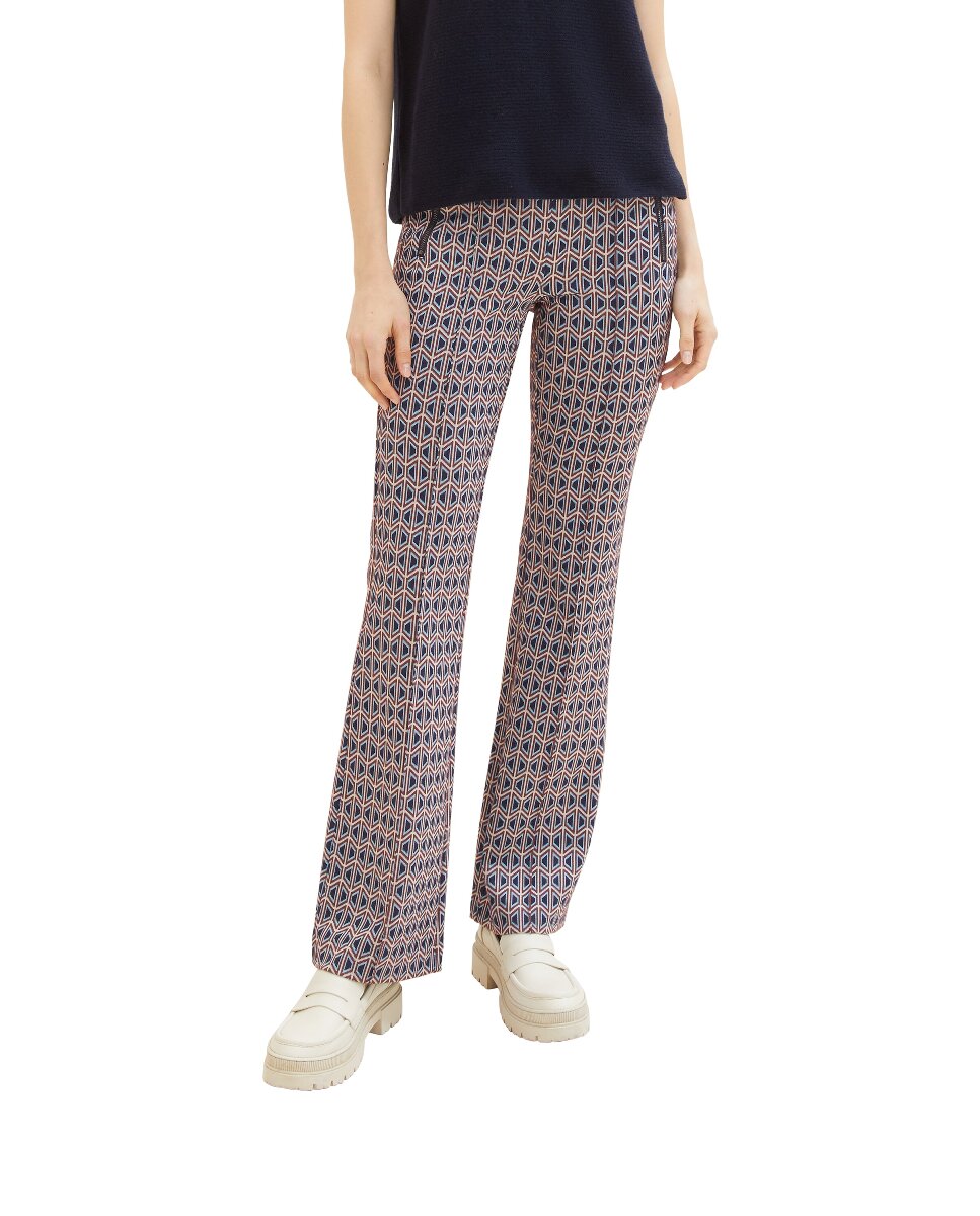 Imagen 0 de Pantalón de mujer liso con estampado