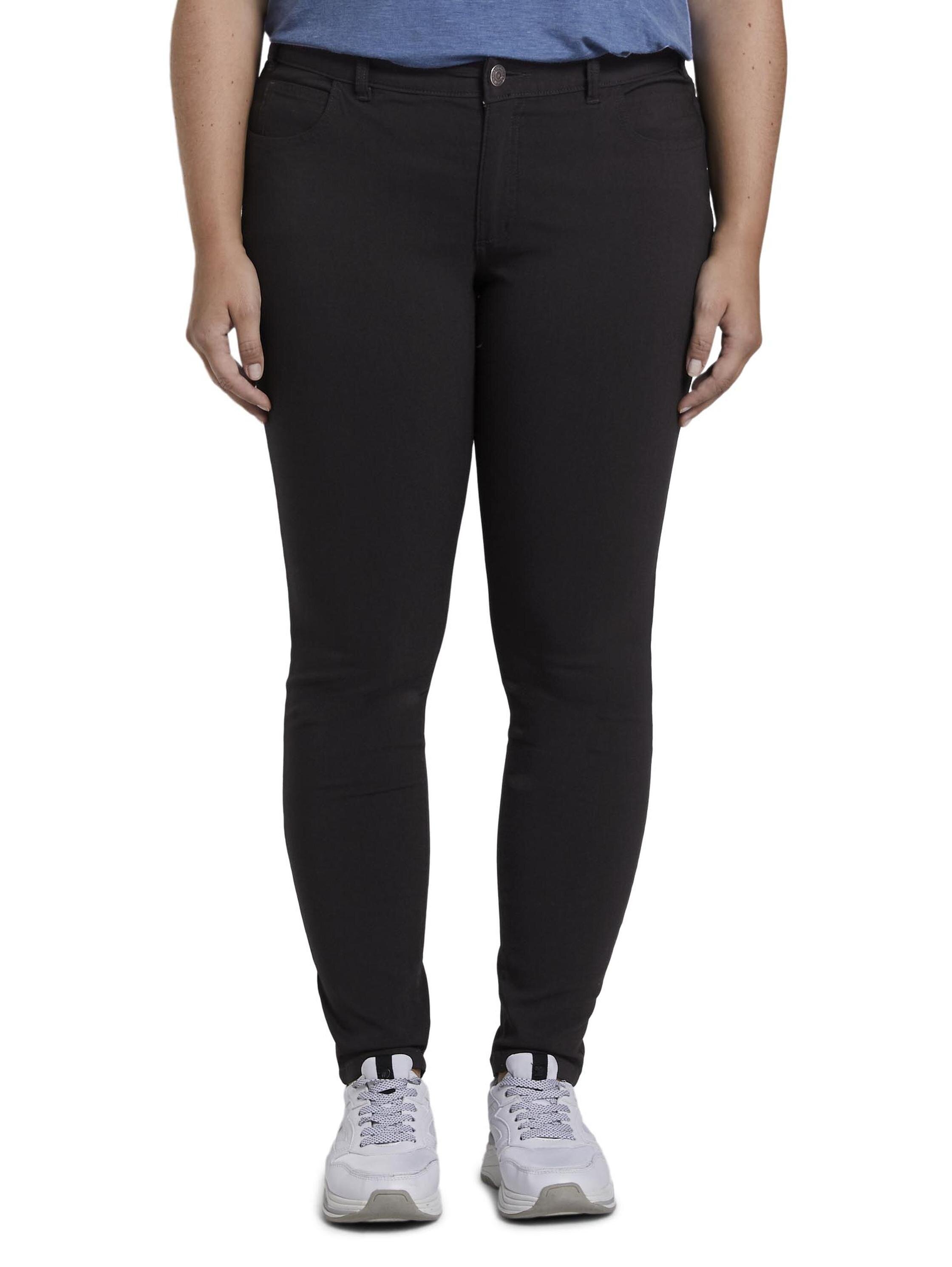 Imagen 0 de Pantalón de mujer tipo legging de tiro bajo en estilo de cinco bolsillos