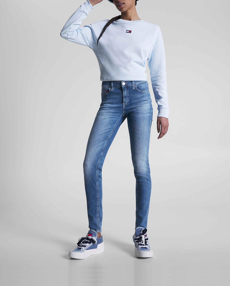 Imagen 0 de Pantalón vaquero de mujer Nora de tiro medio