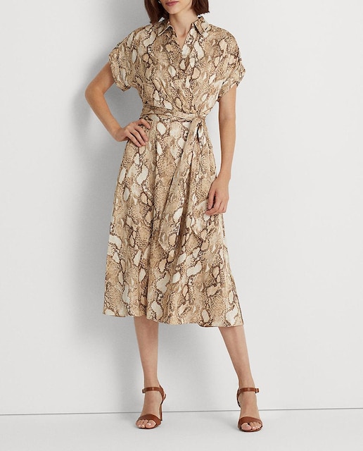 Imagen 0 de Vestido de satén estampado