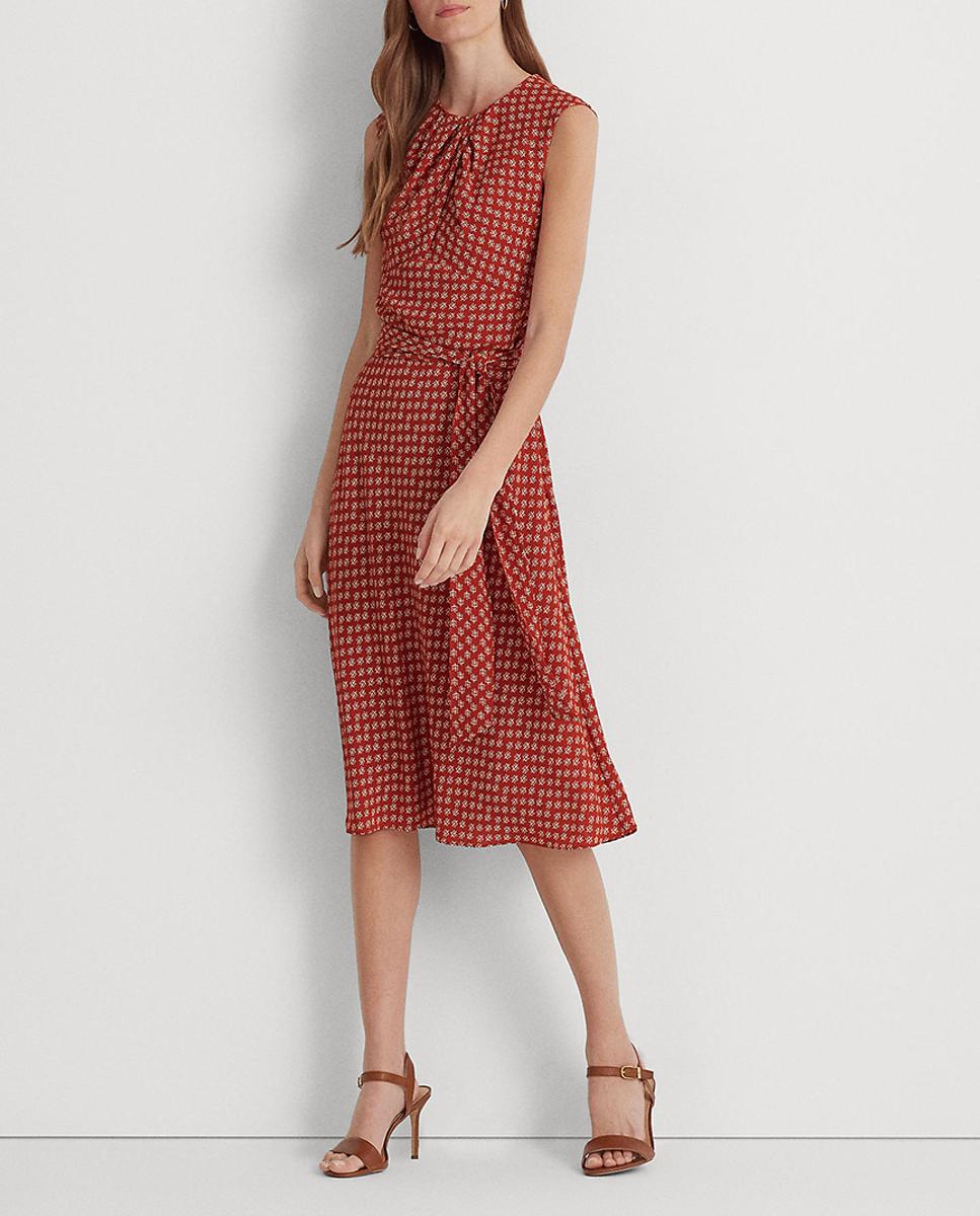 Imagen 0 de Vestido midi con microestampado