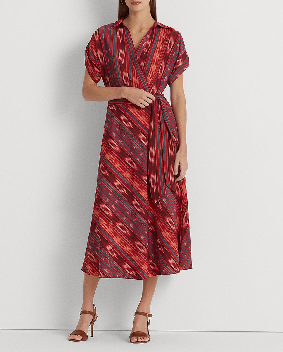 Imagen 0 de Vestido midi de rayas