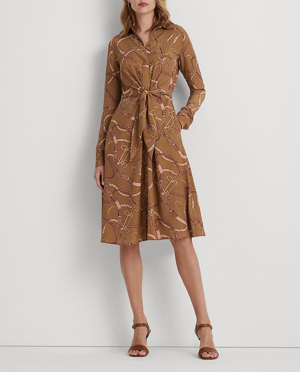 Imagen 0 de Vestido midi con estampado ecuestre