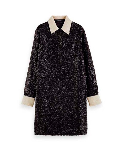 Vestido mini lentejuelas