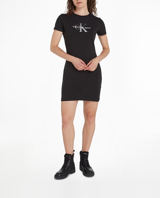 Imagen 0 de Vestido camisero Mujer con monograma